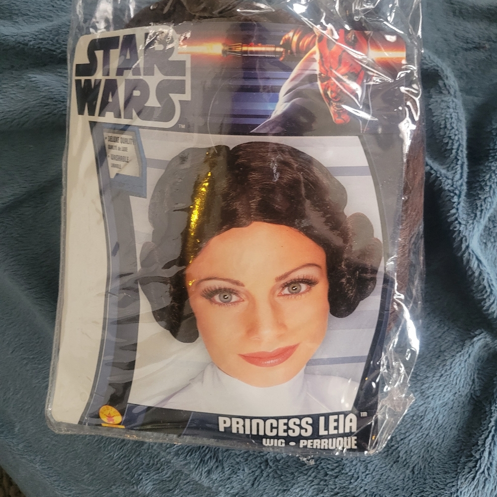 Star Wars Princess Leia Brown Wig